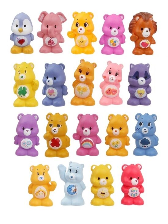 Other - 19pc Care Bears Carebears Playset 19 Figure Cake Topper Toy Doll Set Birthday